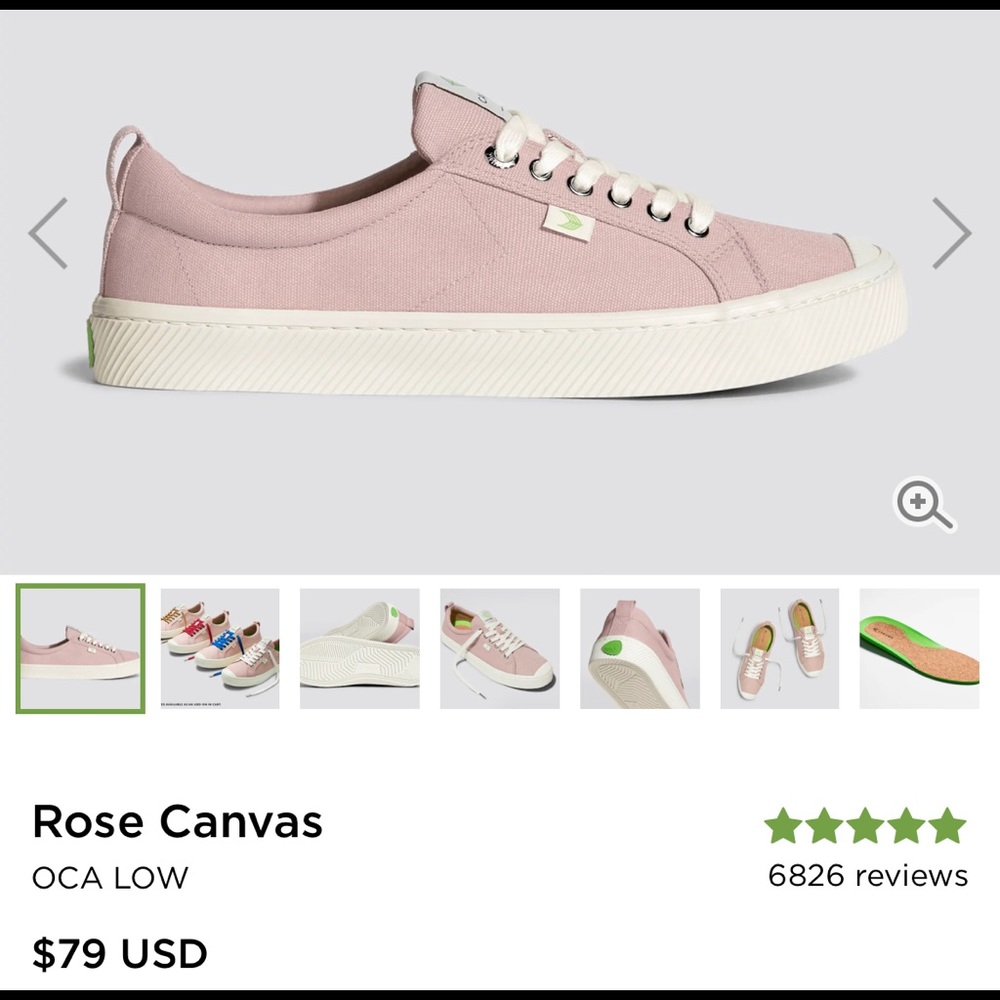 Cariuma Sneakers - OCA Canvas in Rose